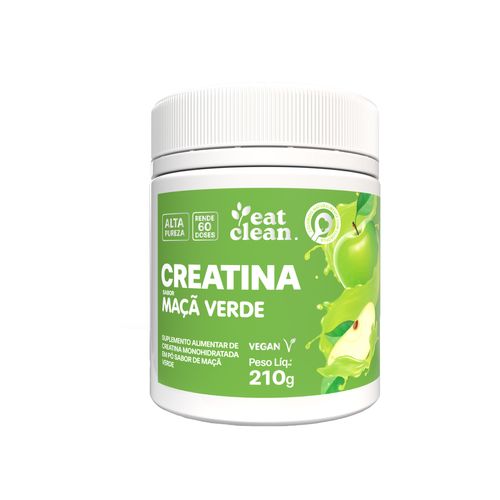 Creatina Monohidratada Sabor Maça Verde 210g